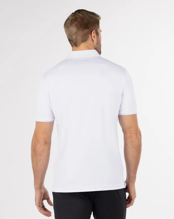 Men Polos TravisMathew SNOWY DAYS POLO White