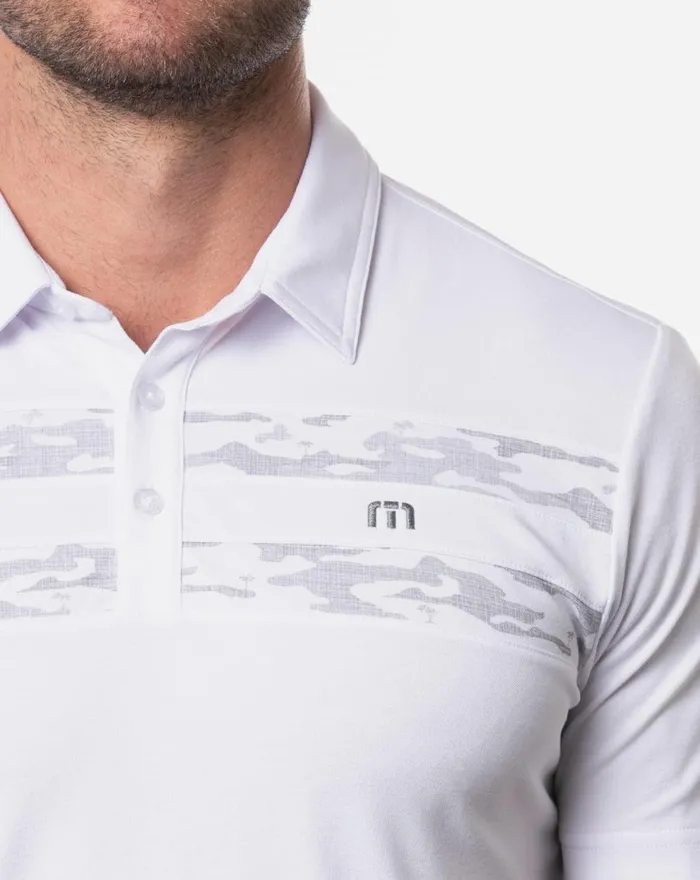 Men Polos TravisMathew SOCKEYE POLO White