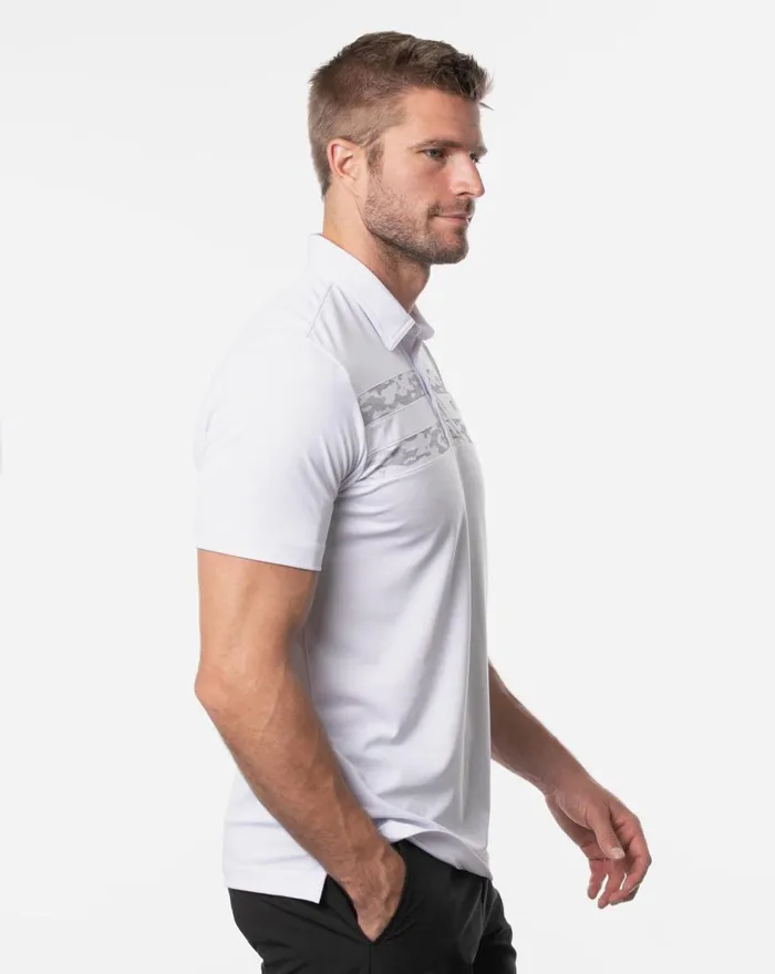 Men Polos TravisMathew SOCKEYE POLO White