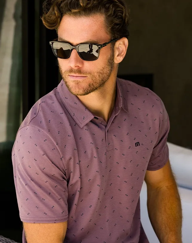 Men Polos TravisMathew TOURISM POLO Flint