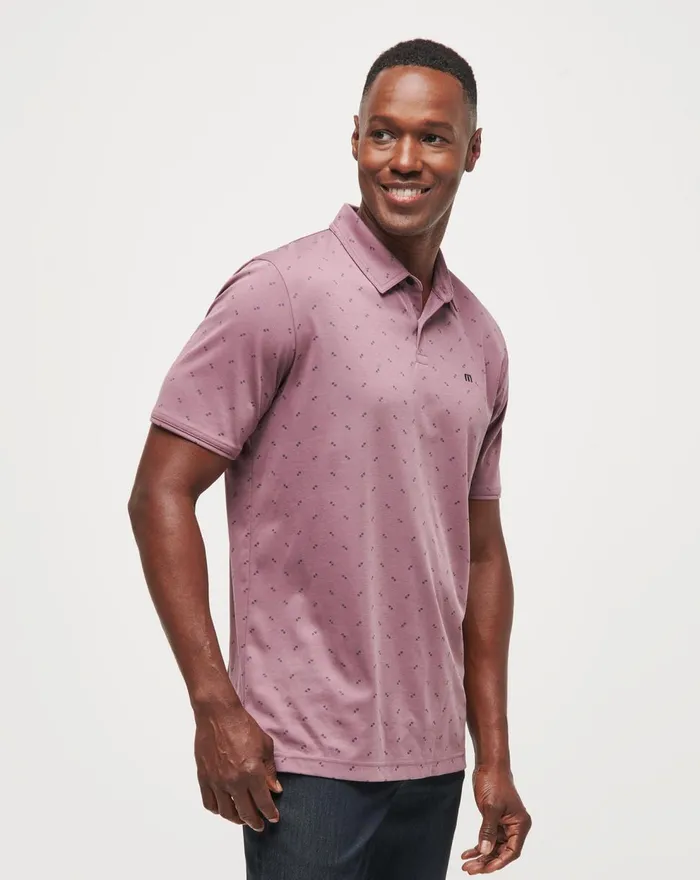 Men Polos TravisMathew TOURISM POLO Flint