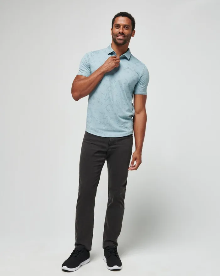 Men Polos TravisMathew WARMER TIDES SCOOP POLO Arona