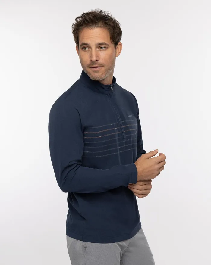 Men Quarter Zips TravisMathew SOME BEACH QUARTER ZIP Dress Blues