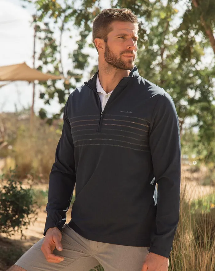 Men Quarter Zips TravisMathew SOME BEACH QUARTER ZIP Dress Blues