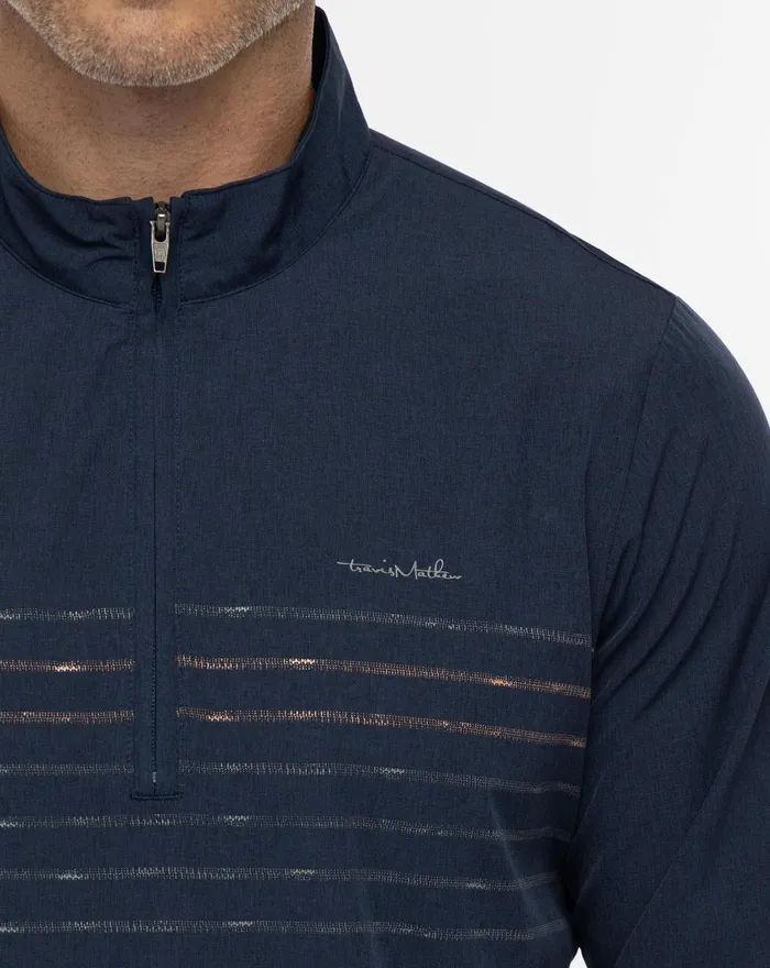 Men Quarter Zips TravisMathew SOME BEACH QUARTER ZIP Dress Blues