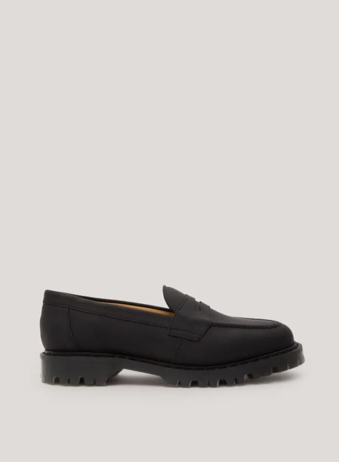Mens Footwear YMC Solovair X Penny Loafer Black