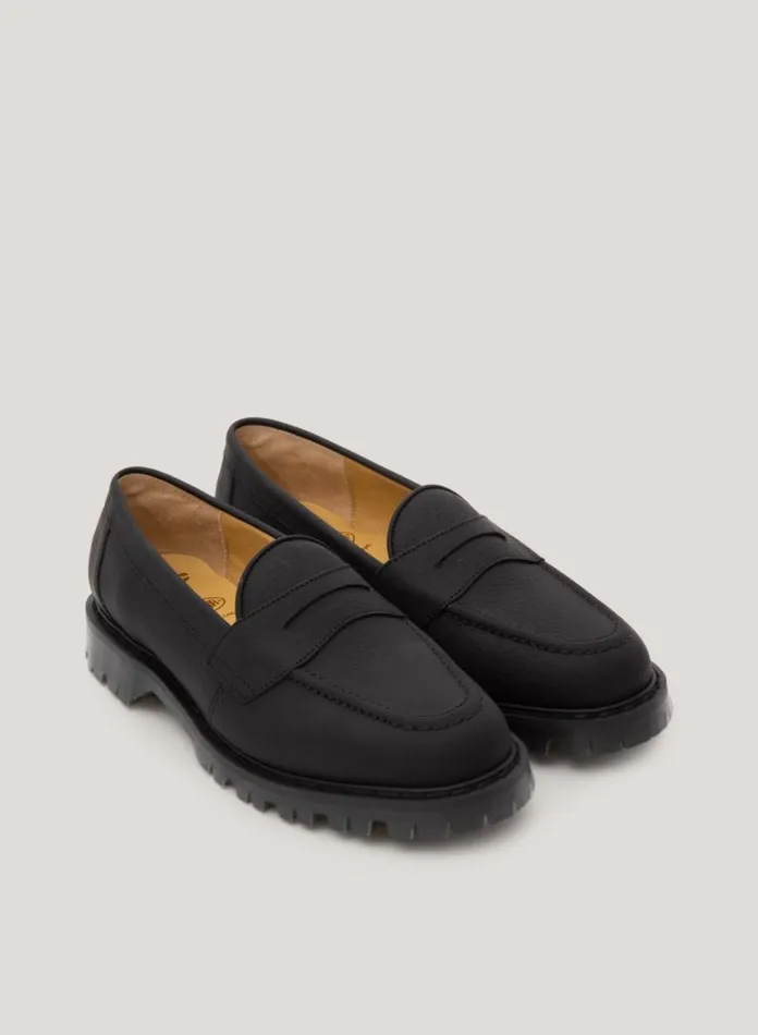 Mens Footwear YMC Solovair X Penny Loafer Black