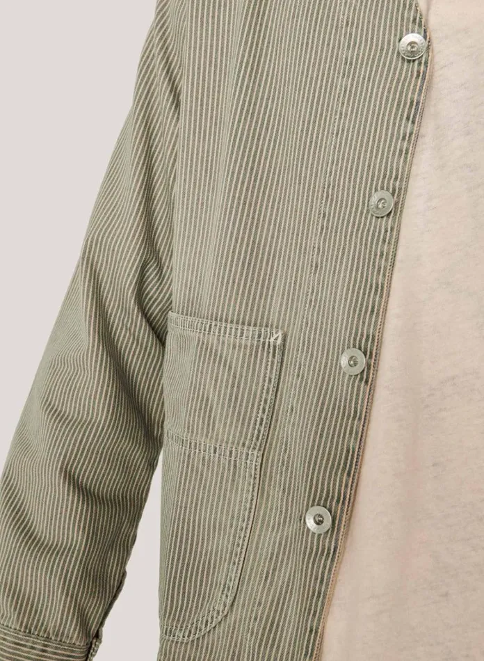 Mens Outerwear YMC Farm Jacket Blue Multi