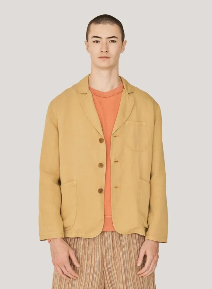 Mens Outerwear YMC Scuttlers Jacket Sand