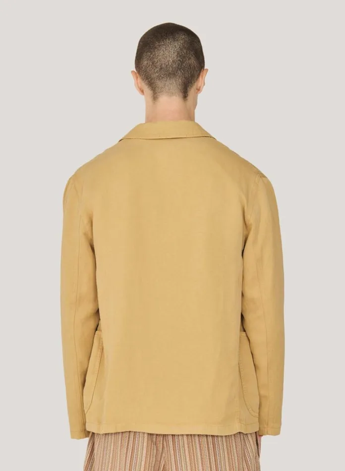 Mens Outerwear YMC Scuttlers Jacket Sand