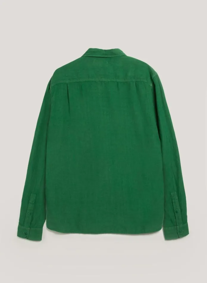 Mens Shirts YMC Curtis Shirt Green