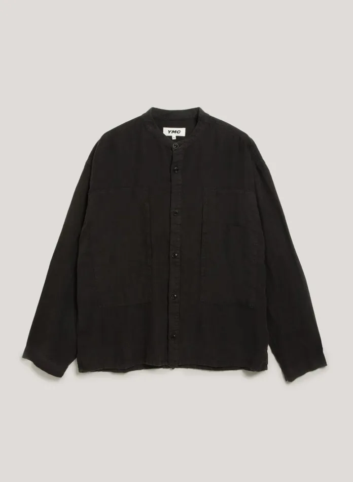 Mens Shirts YMC Hawkeye Shirt Black
