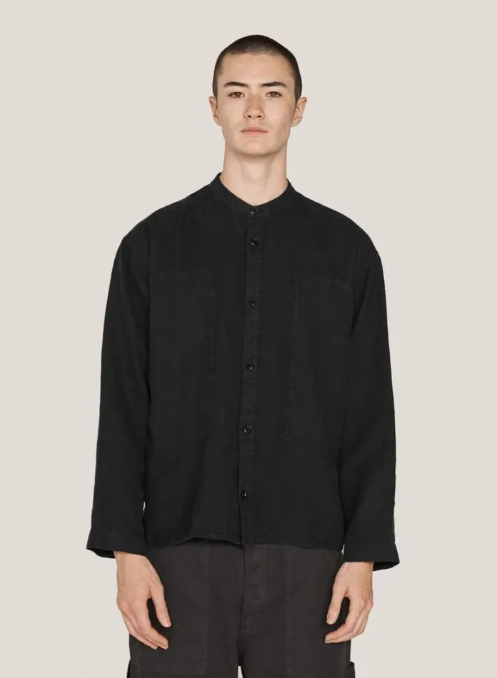 Mens Shirts YMC Hawkeye Shirt Black