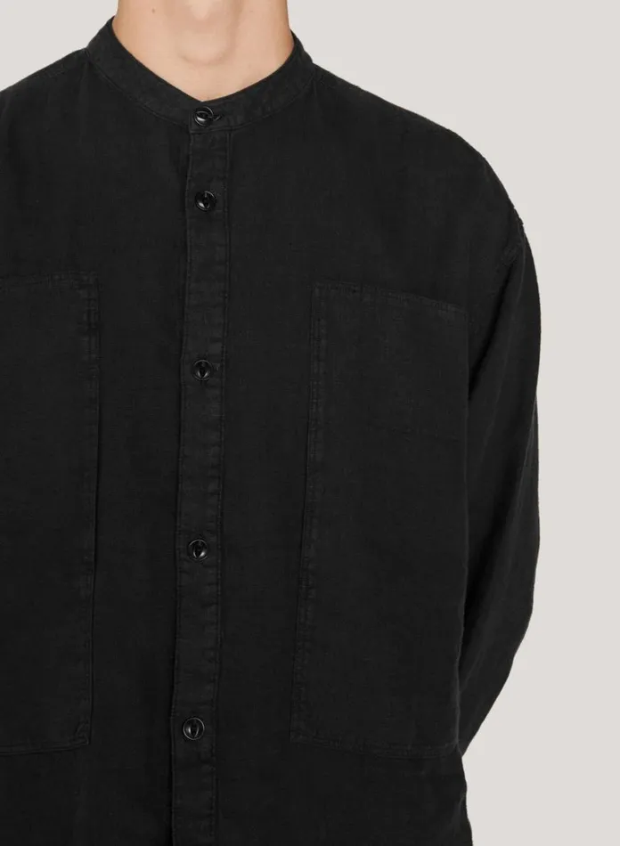 Mens Shirts YMC Hawkeye Shirt Black