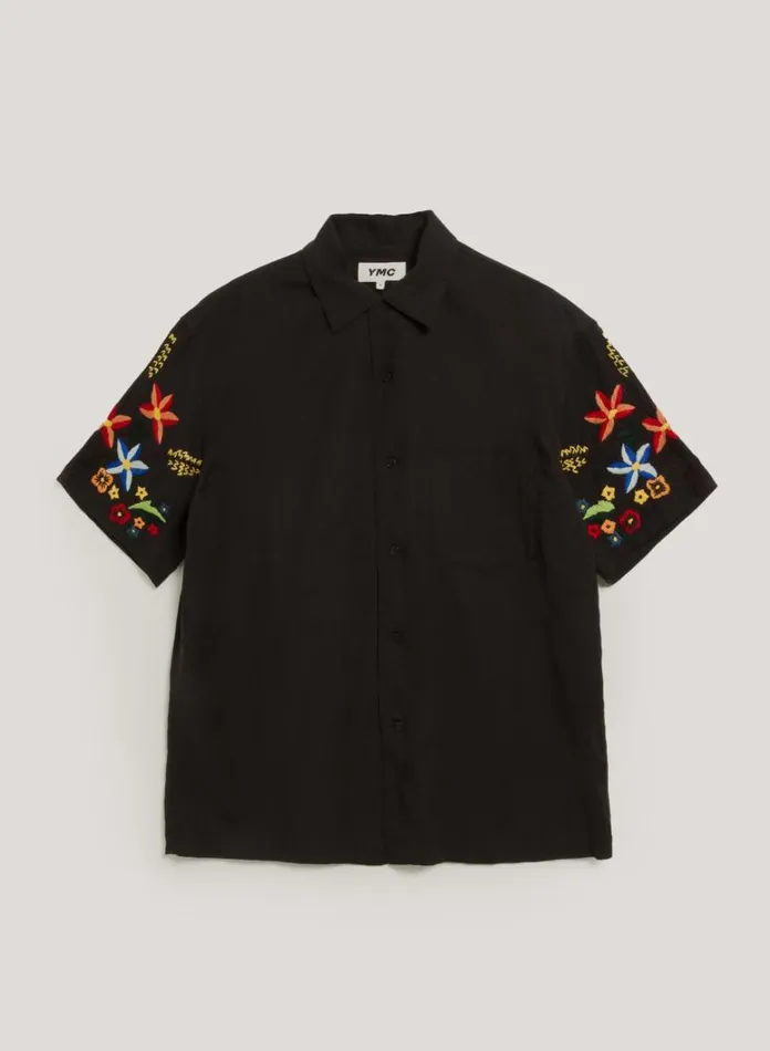 Mens Shirts YMC Idris Shirt Black