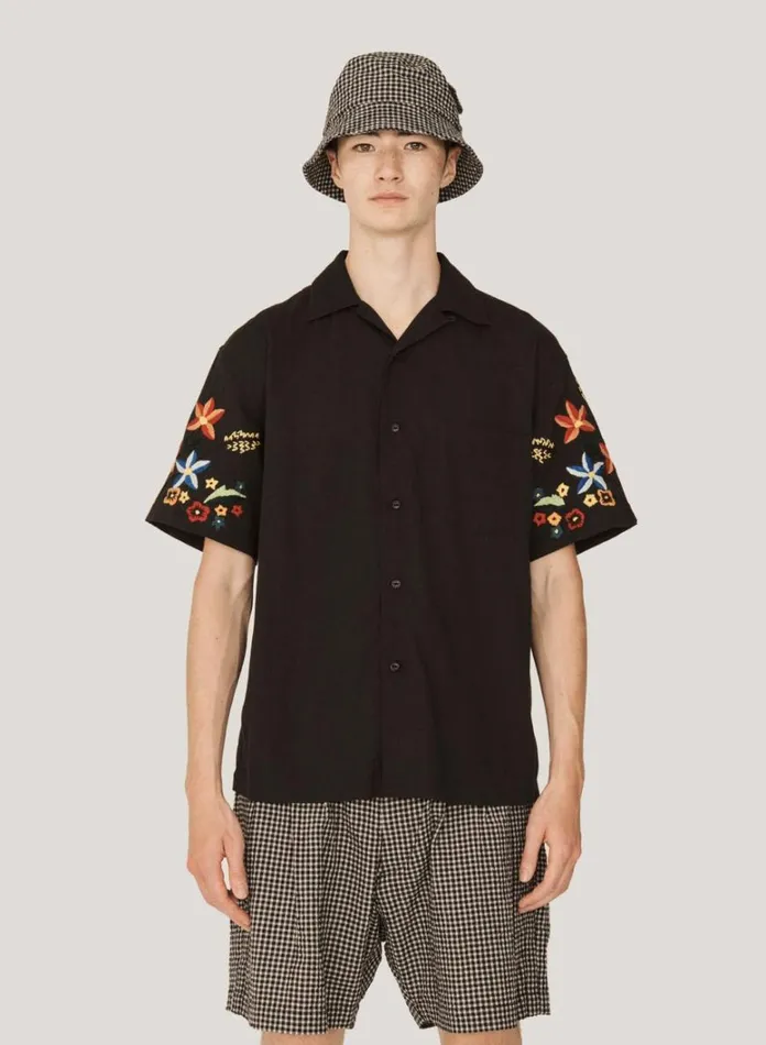 Mens Shirts YMC Idris Shirt Black