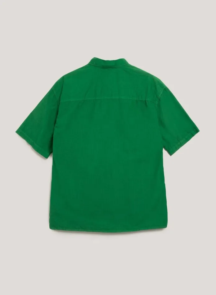 Mens Shirts YMC Mitchum Shirt Green