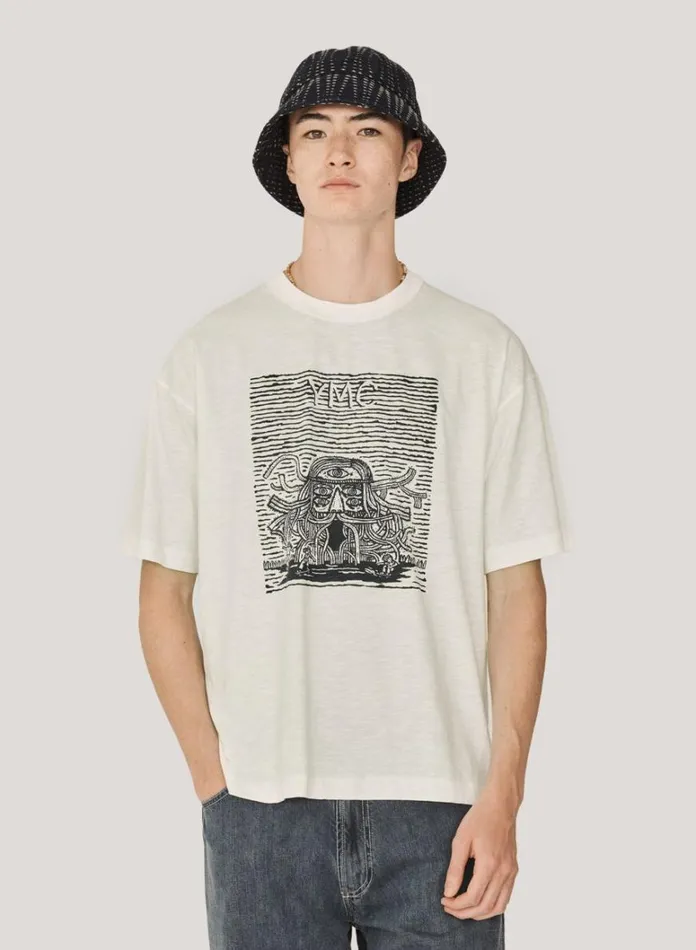 Mens TShirts YMC Mystery Machine T Shirt White