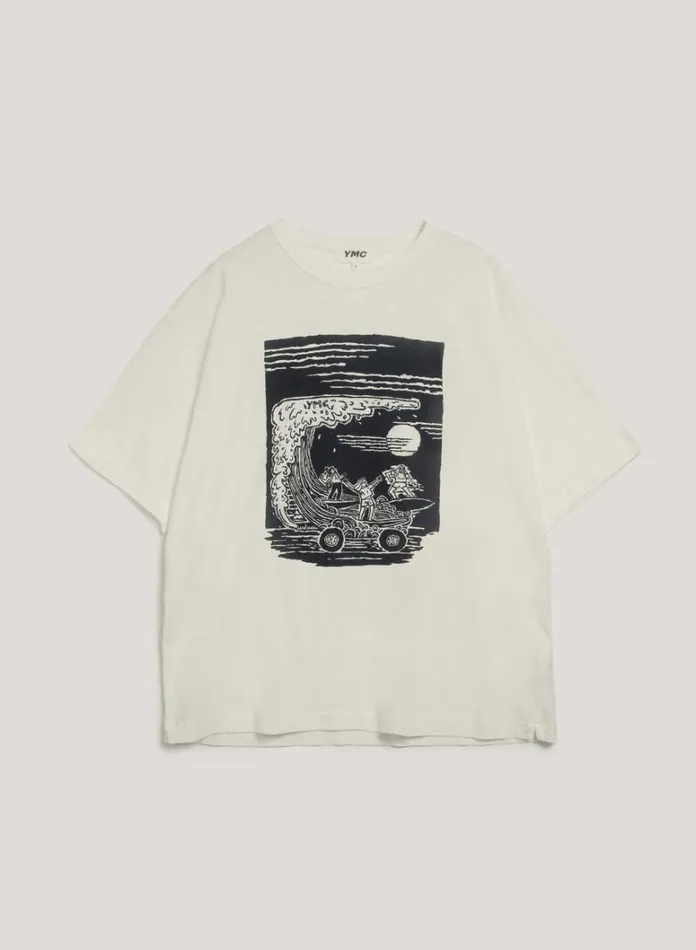 Mens TShirts YMC On The Mountain Pass T Shirt White