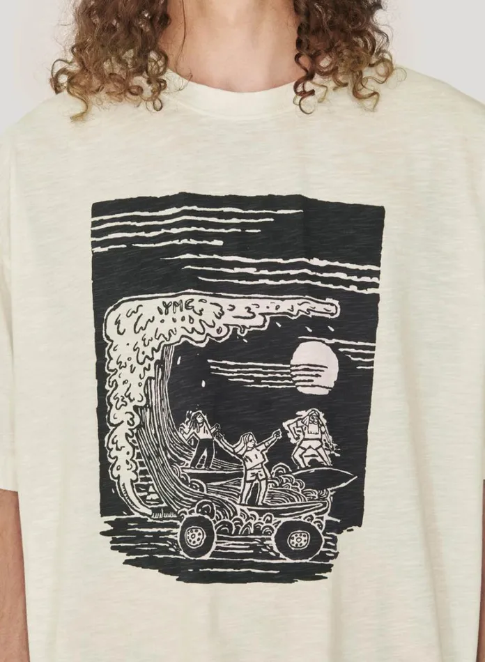 Mens TShirts YMC On The Mountain Pass T Shirt White