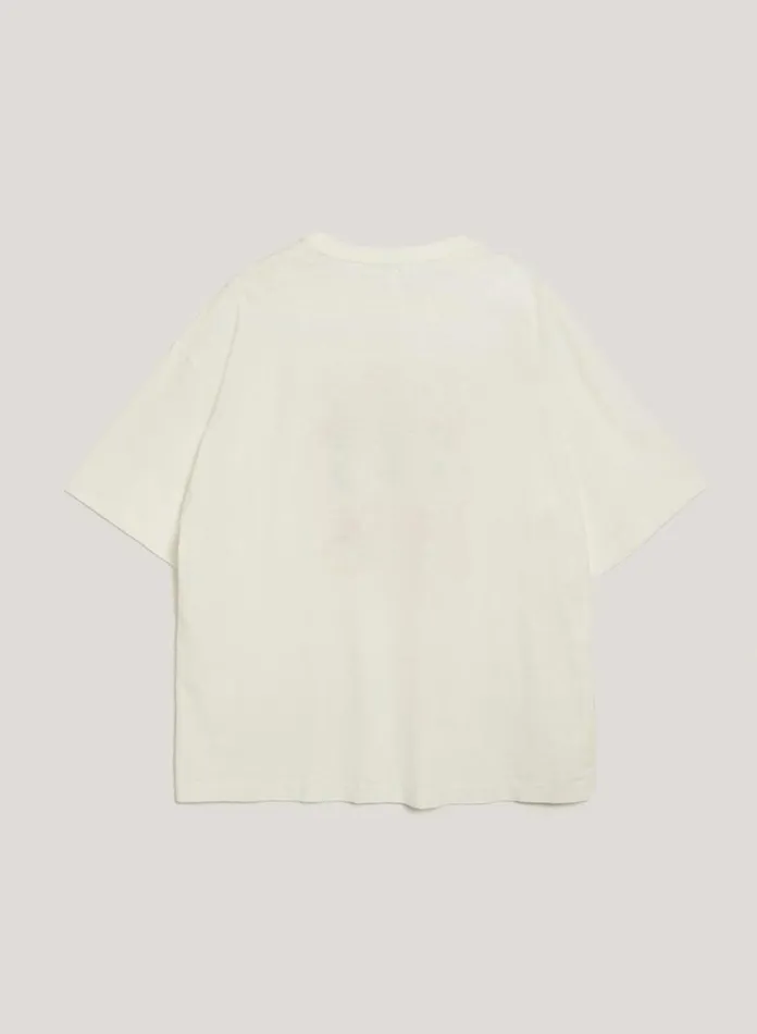 Mens TShirts YMC Smile T Shirt White