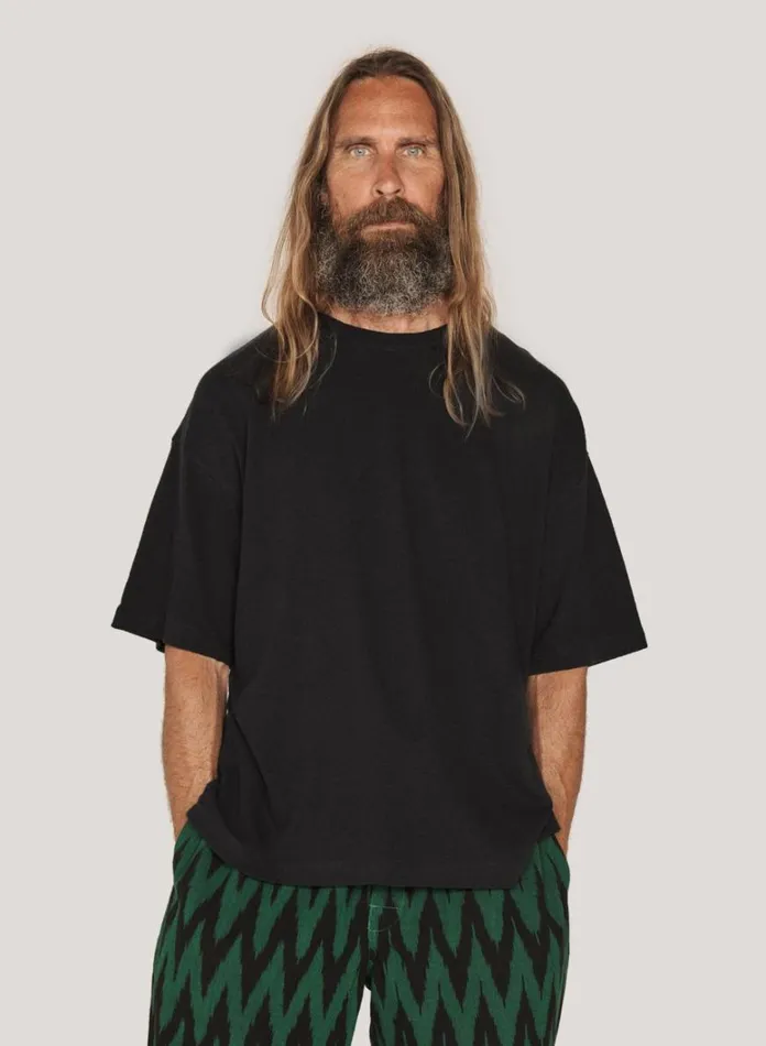 Mens TShirts YMC Triple T Shirt Black