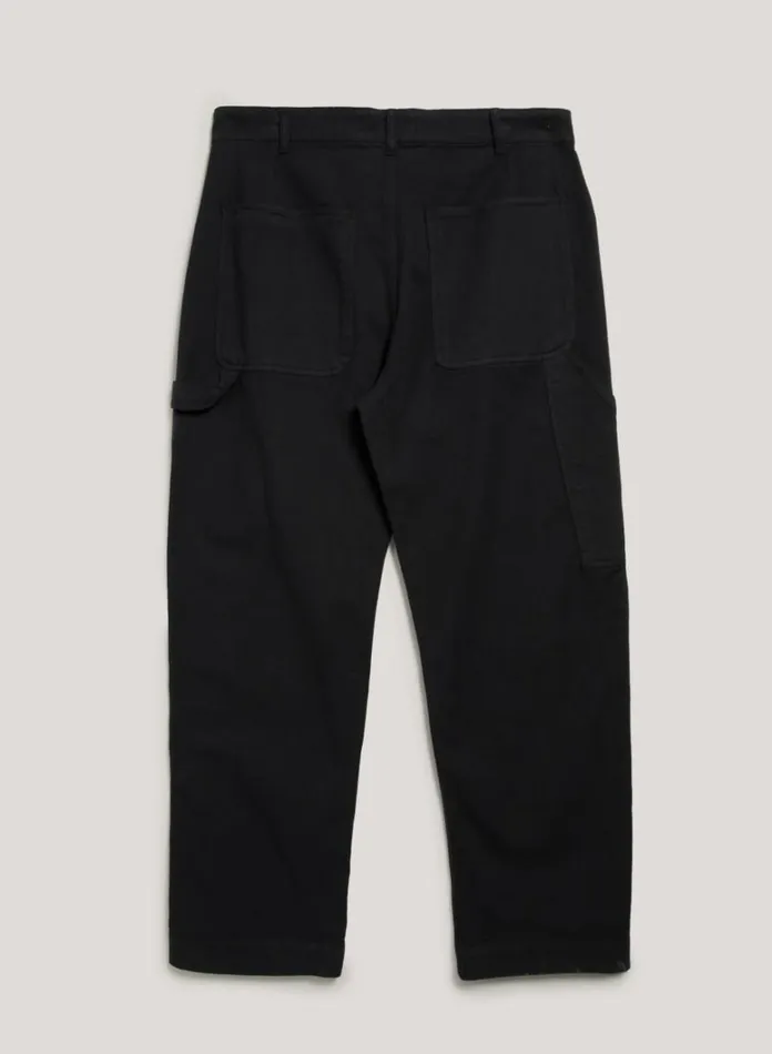 Mens Trousers YMC Painter Trouser Black