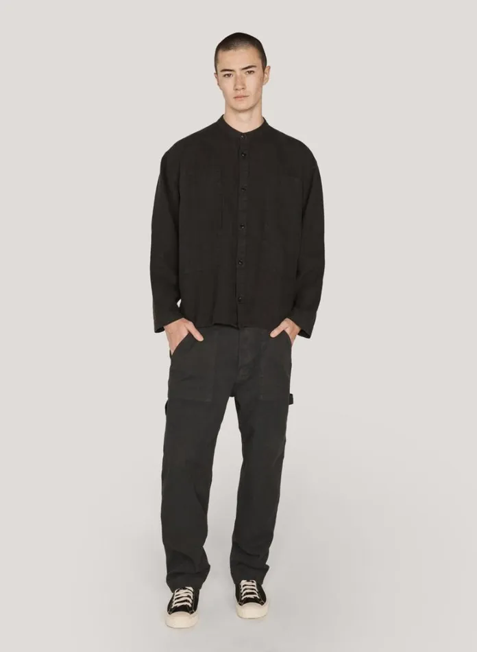 Mens Trousers YMC Painter Trouser Black