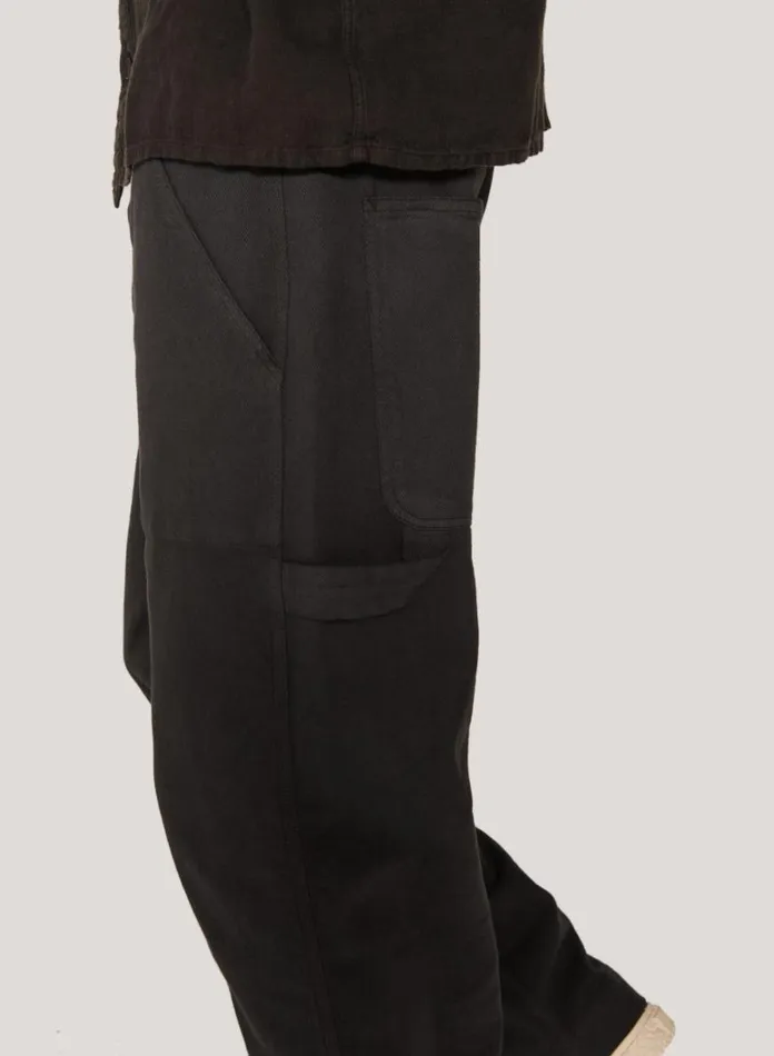 Mens Trousers YMC Painter Trouser Black
