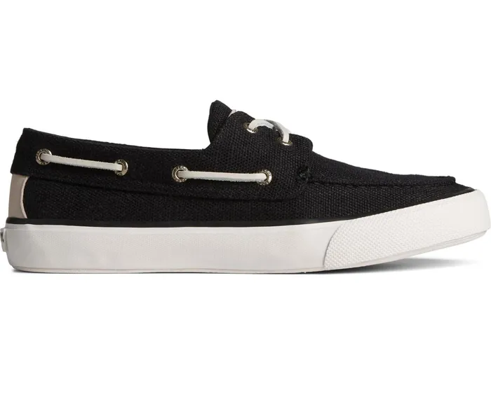 Men SeaCycled Bahama II Baja Sneaker Black Sperry Sneakers