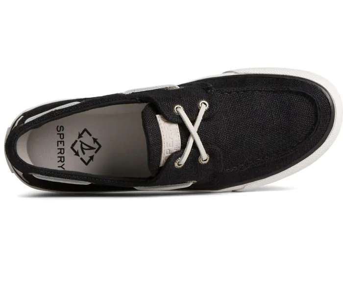 Men SeaCycled Bahama II Baja Sneaker Black Sperry Sneakers Men SeaCycled Bahama II Baja Sneaker Black Sperry Sneakers