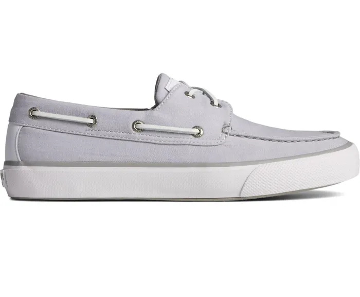 Men SeaCycled Bahama II Twill Sneaker Grey Sperry Sneakers