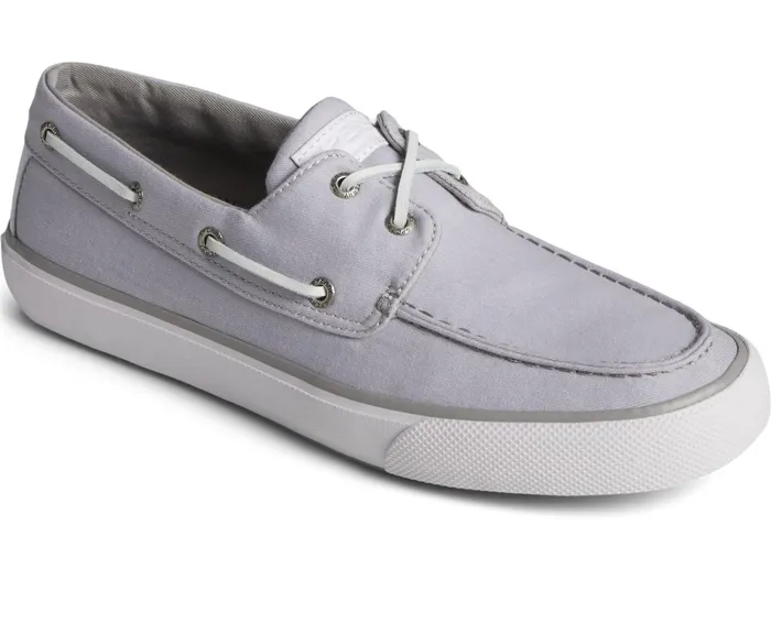 Men SeaCycled Bahama II Twill Sneaker Grey Sperry Sneakers Men SeaCycled Bahama II Twill Sneaker Grey Sperry Sneakers