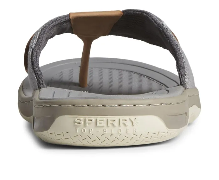 Men SeaCycled Baitfish Baja Flip Flop Grey Sperry Sandals Men SeaCycled Baitfish Baja Flip Flop Grey Sperry Sandals