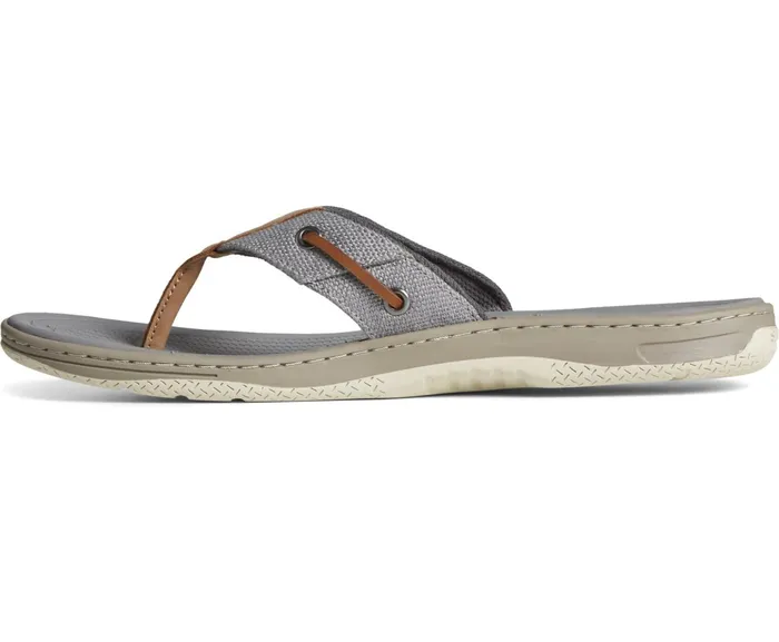 Men SeaCycled Baitfish Baja Flip Flop Grey Sperry Sandals Men SeaCycled Baitfish Baja Flip Flop Grey Sperry Sandals
