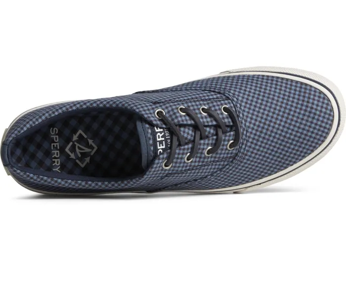 Men SeaCycled Striper II CVO Gingham Sneaker Blue Sperry Sneakers Men SeaCycled Striper II CVO Gingham Sneaker Blue Sperry Sneakers