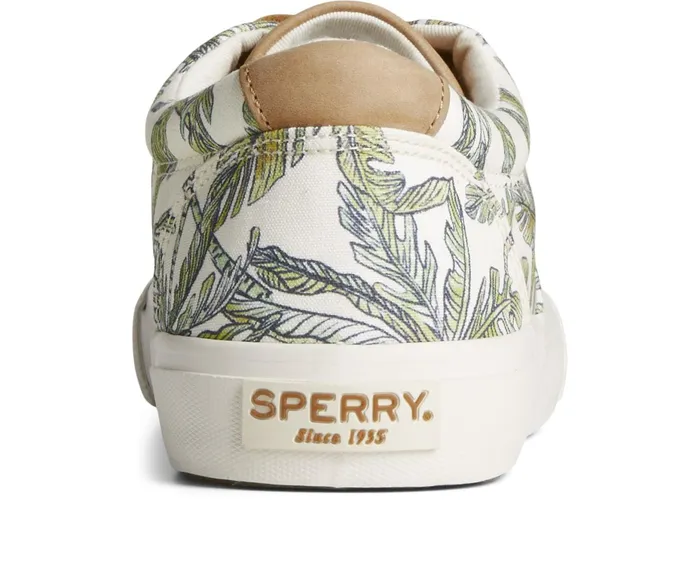 Men SeaCycled Striper II CVO Palm Sneaker Cream Sperry Sneakers Men SeaCycled Striper II CVO Palm Sneaker Cream Sperry Sneakers