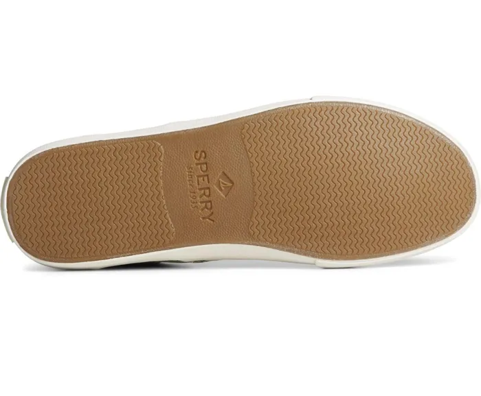 Men SeaCycled Striper II CVO Palm Sneaker Cream Sperry Sneakers Men SeaCycled Striper II CVO Palm Sneaker Cream Sperry Sneakers