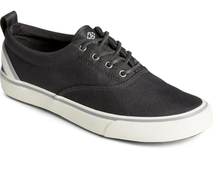 Men SeaCycled Striper II CVO Sneaker Black Sperry Sneakers Men SeaCycled Striper II CVO Sneaker Black Sperry Sneakers