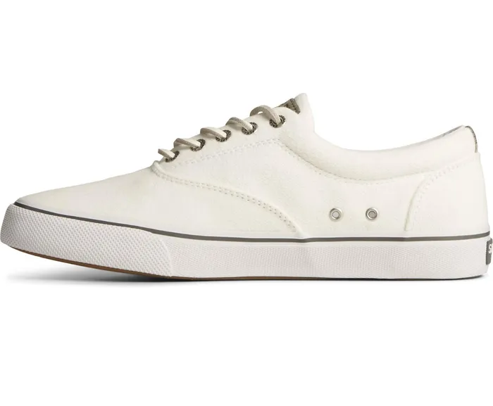 Men SeaCycled Striper II CVO Textile Sneaker White Sperry Sneakers Men SeaCycled Striper II CVO Textile Sneaker White Sperry Sneakers
