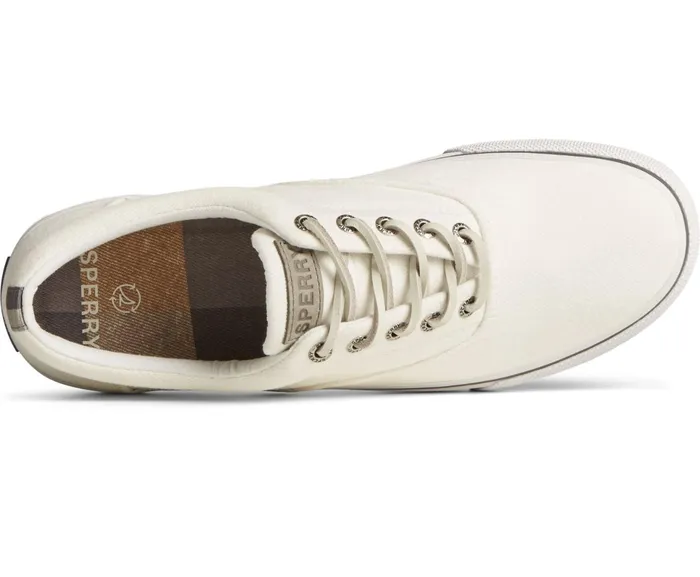 Men SeaCycled Striper II CVO Textile Sneaker White Sperry Sneakers Men SeaCycled Striper II CVO Textile Sneaker White Sperry Sneakers