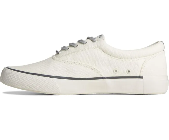 Men SeaCycled Striper II Palm Sneaker Bone White Sperry Sneakers Men SeaCycled Striper II Palm Sneaker Bone White Sperry Sneakers