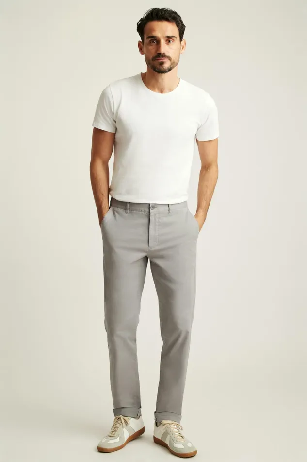 Men Seasonal Pants Bonobos Lightweight Chino Monument Grey