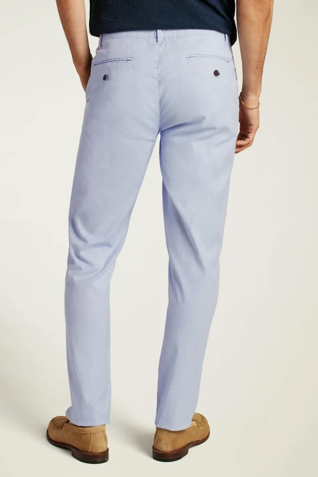 Men Seasonal Pants Bonobos Lightweight Chino Sky White Stripe