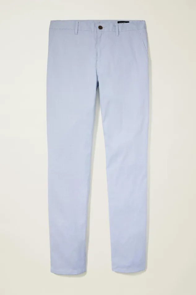 Men Seasonal Pants Bonobos Lightweight Chino Sky White Stripe