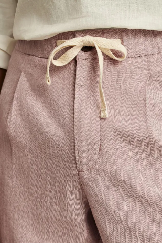 Men Seasonal Pants Bonobos Linen Blend Boardwalk Pant Dusty Orchid