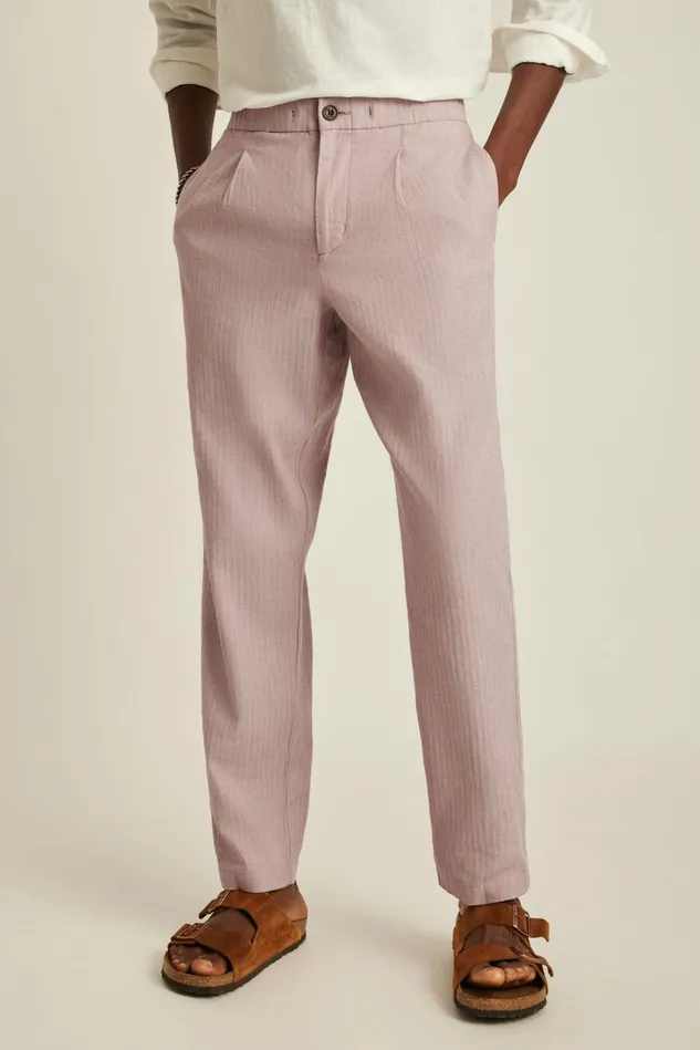 Men Seasonal Pants Bonobos Linen Blend Boardwalk Pant Dusty Orchid