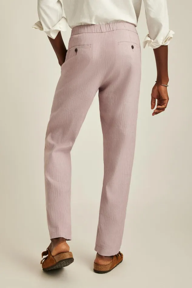 Men Seasonal Pants Bonobos Linen Blend Boardwalk Pant Dusty Orchid