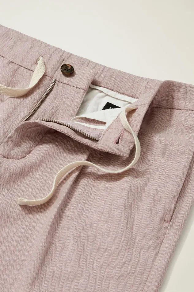 Men Seasonal Pants Bonobos Linen Blend Boardwalk Pant Dusty Orchid