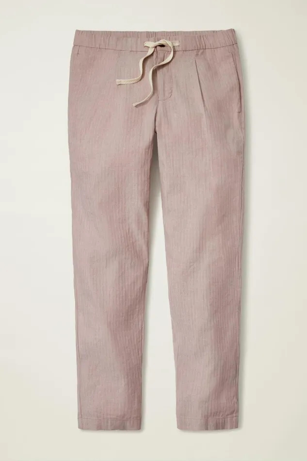 Men Seasonal Pants Bonobos Linen Blend Boardwalk Pant Dusty Orchid